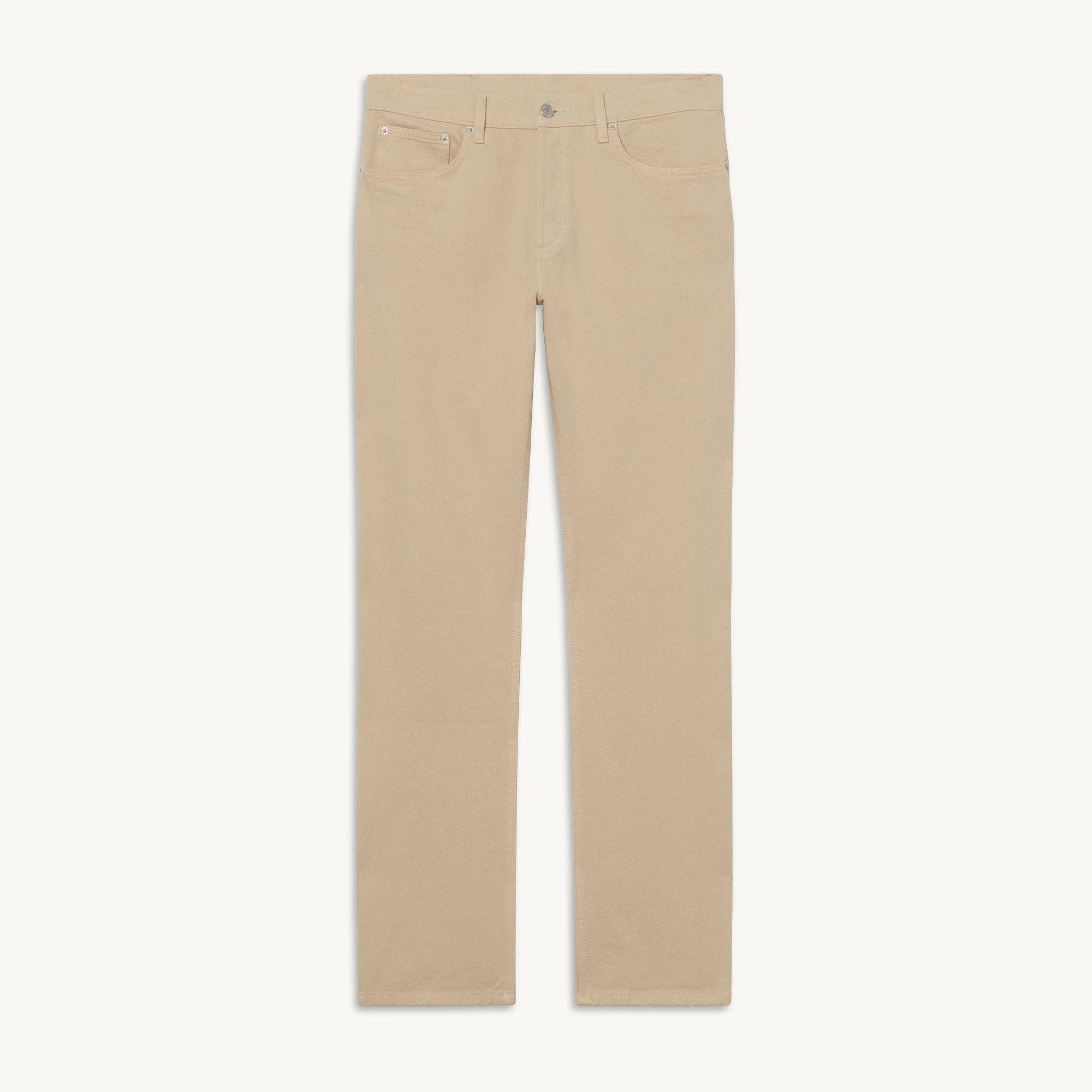 Katoenen slim fit jeansbroek