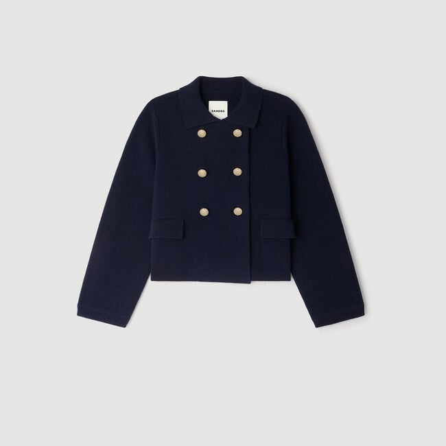 Cardigan vest dubbele knopen