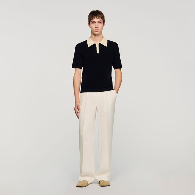 Tweekleurig poloshirt