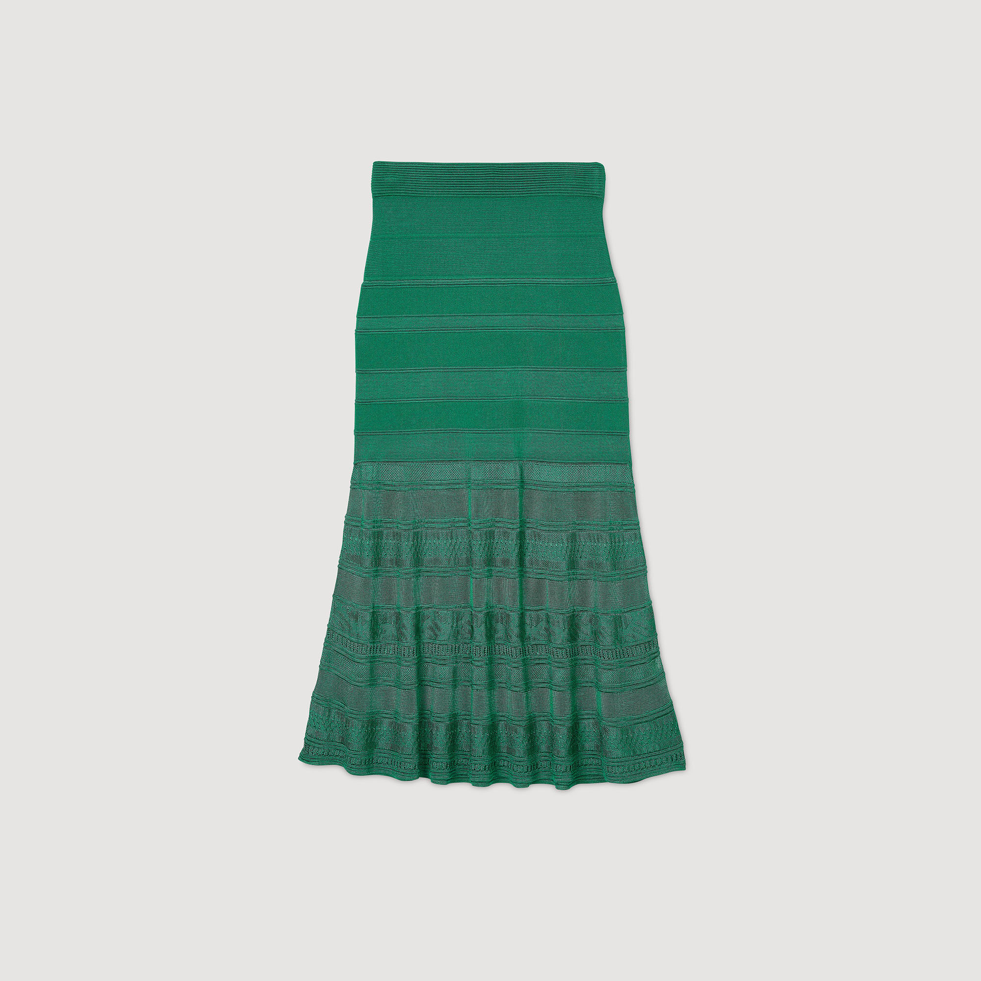 Lange rok siertricot