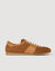 Sneakers laag leer en su&egrave;de