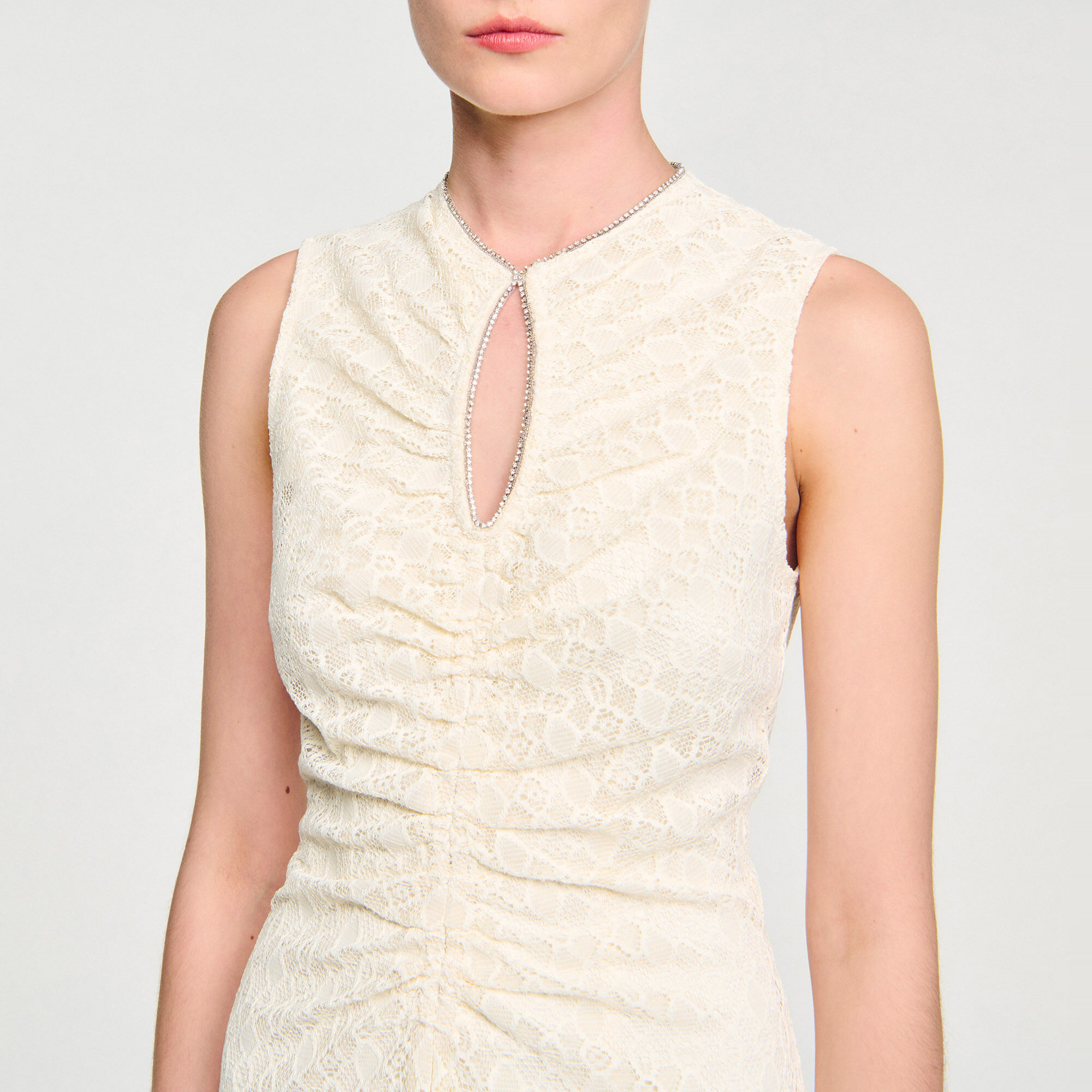 Lange jurk kant - Vrouw | Sandro
