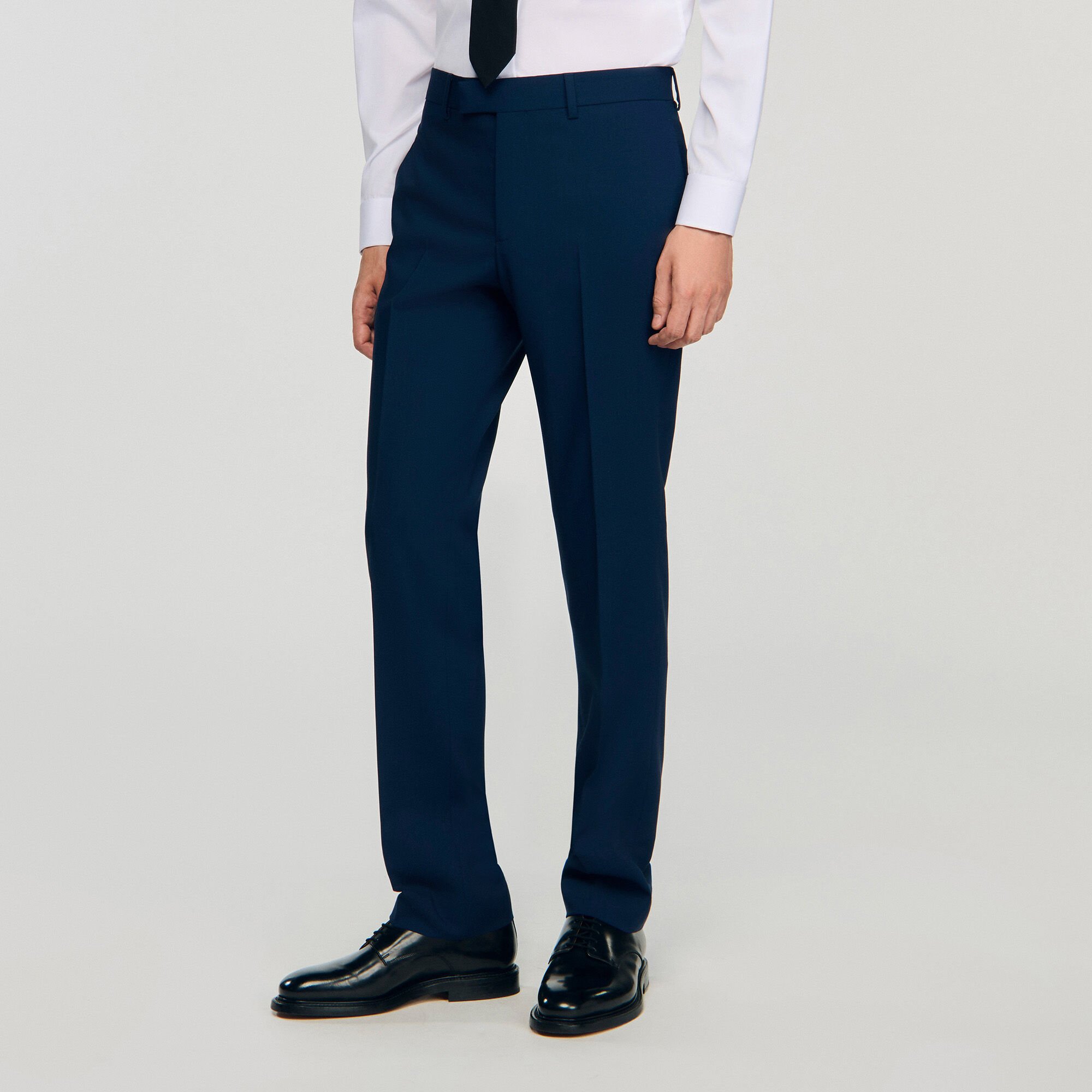 Wollen pantalon kostuum