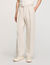 Pantalon wijdvallend met plooien