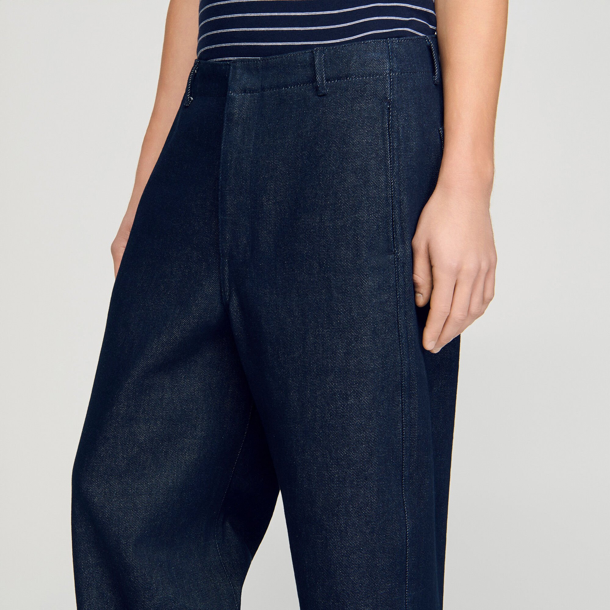 Jeans barrel fit raw