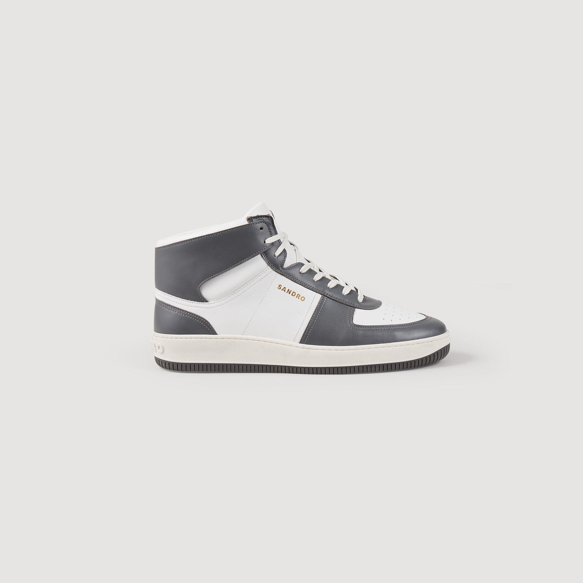 Hoge sneakers van leer