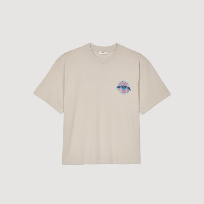 T-shirt met Soleil-print