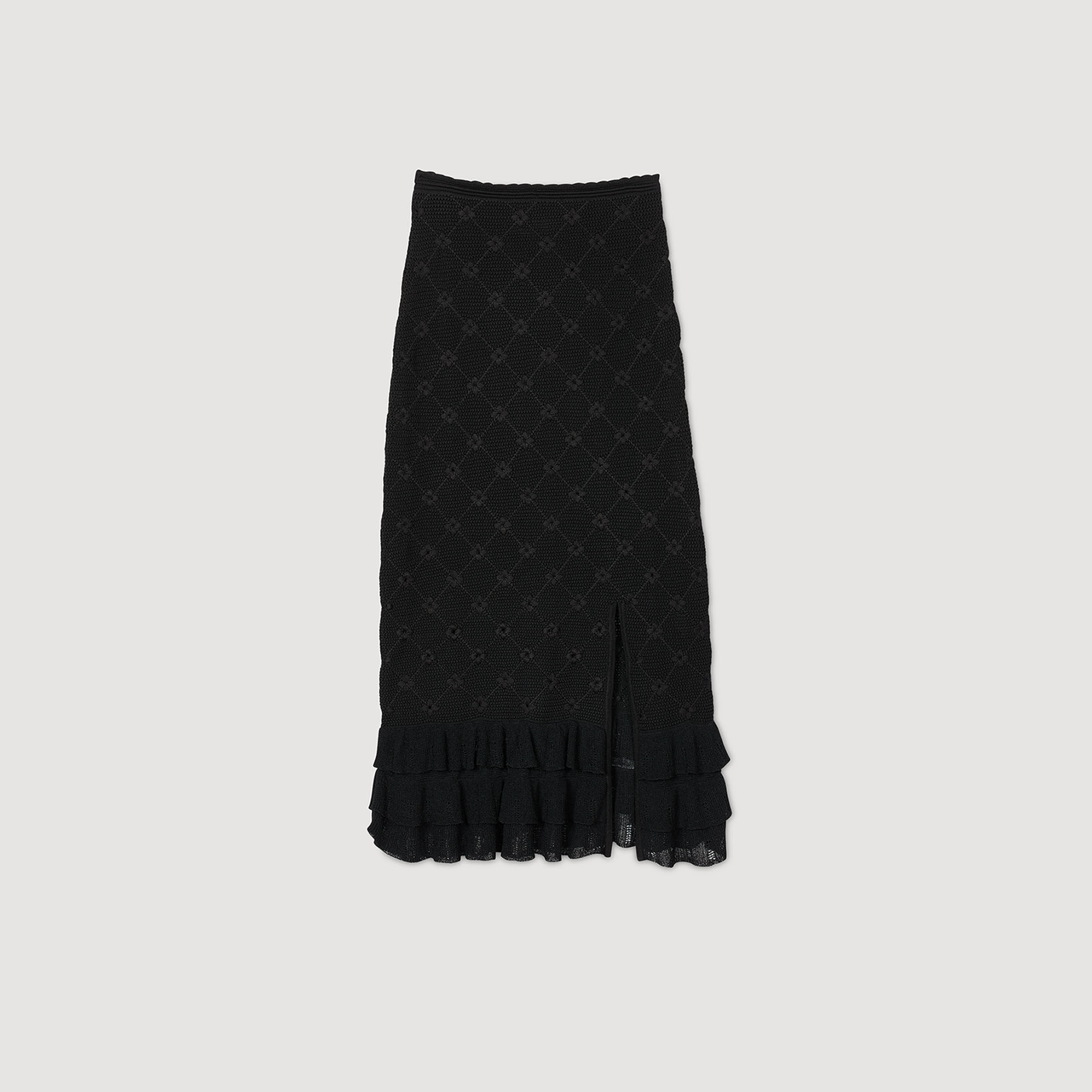 Midi rok tricot