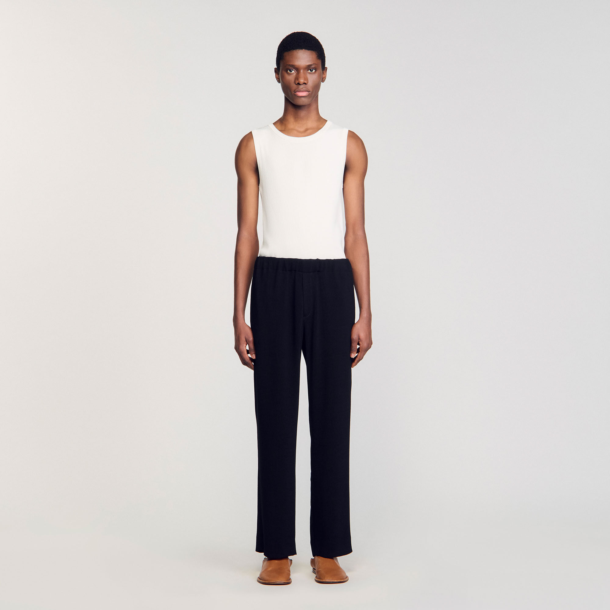 Pantalon geplooid