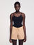 Body tricot met sieraad details