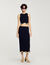 Lange rok tricot ketting details