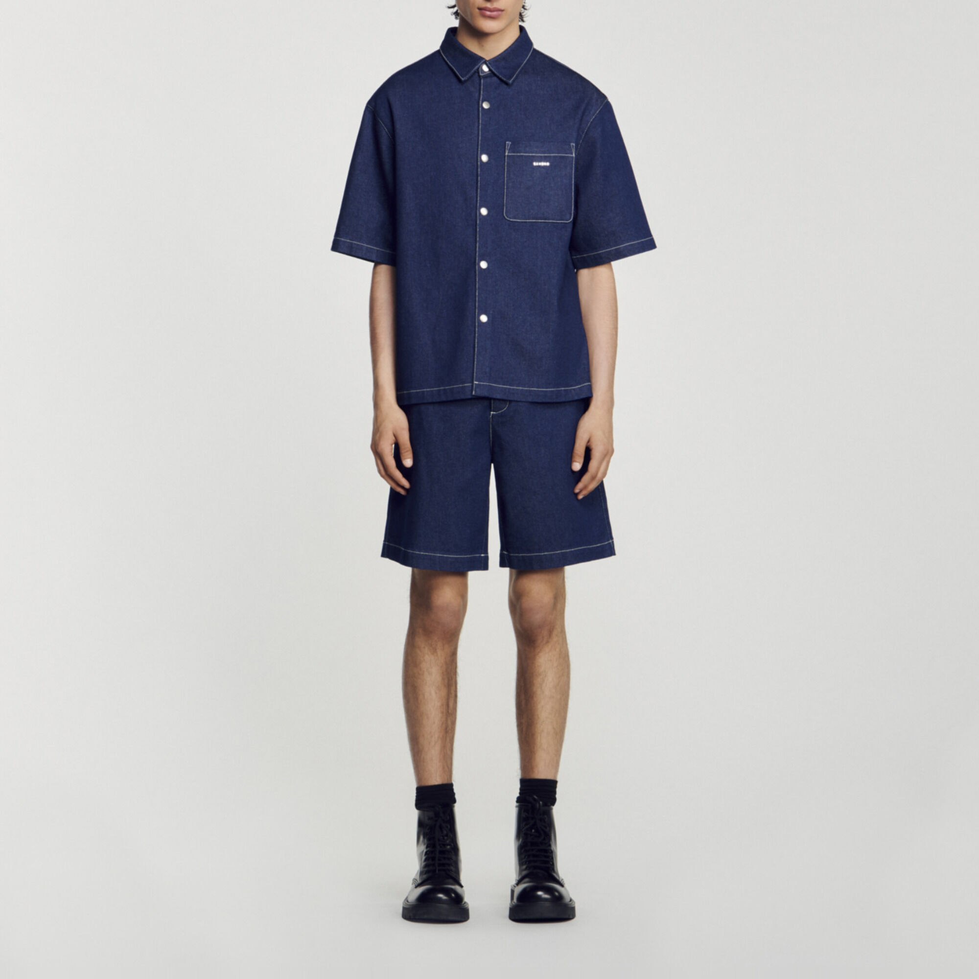 Denim overhemd
