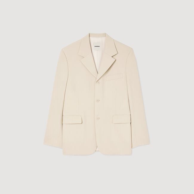 Colbert kostuum oversized wol