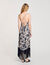 Lange jurk met bloemenprint