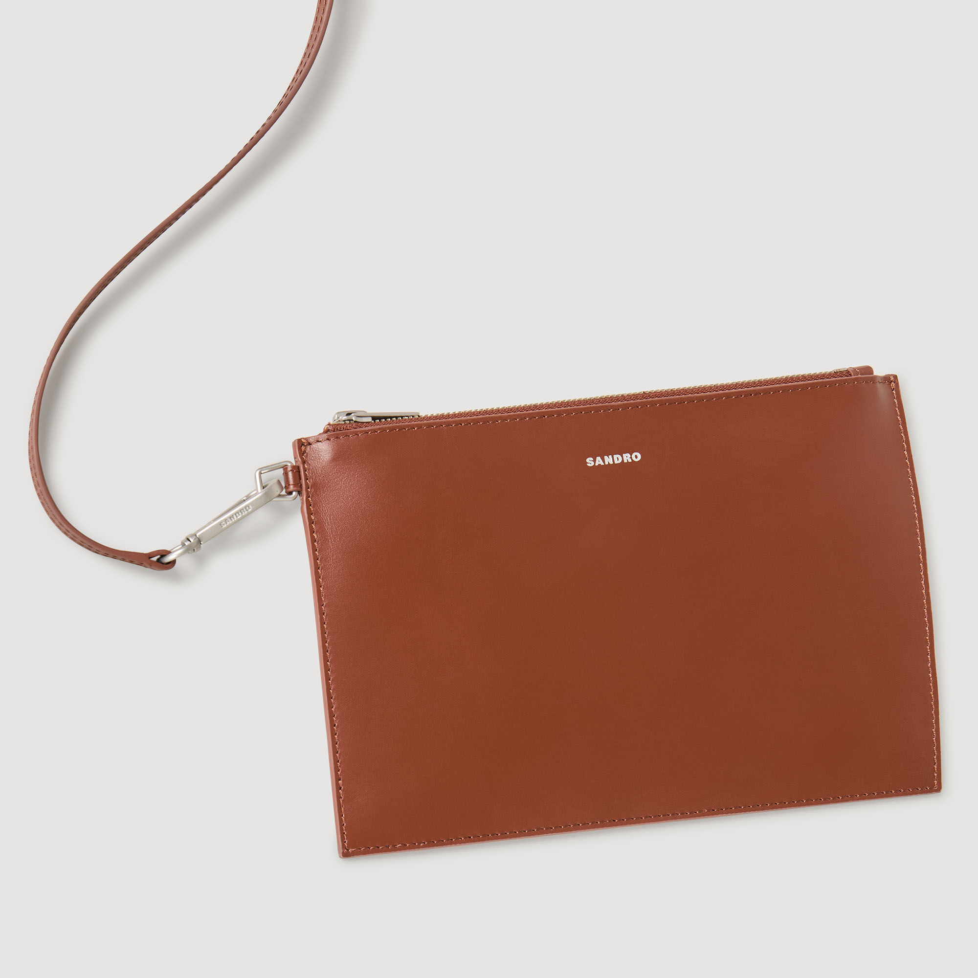 Shopper van leer