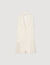 Korte jurk blazer stijl geplooid