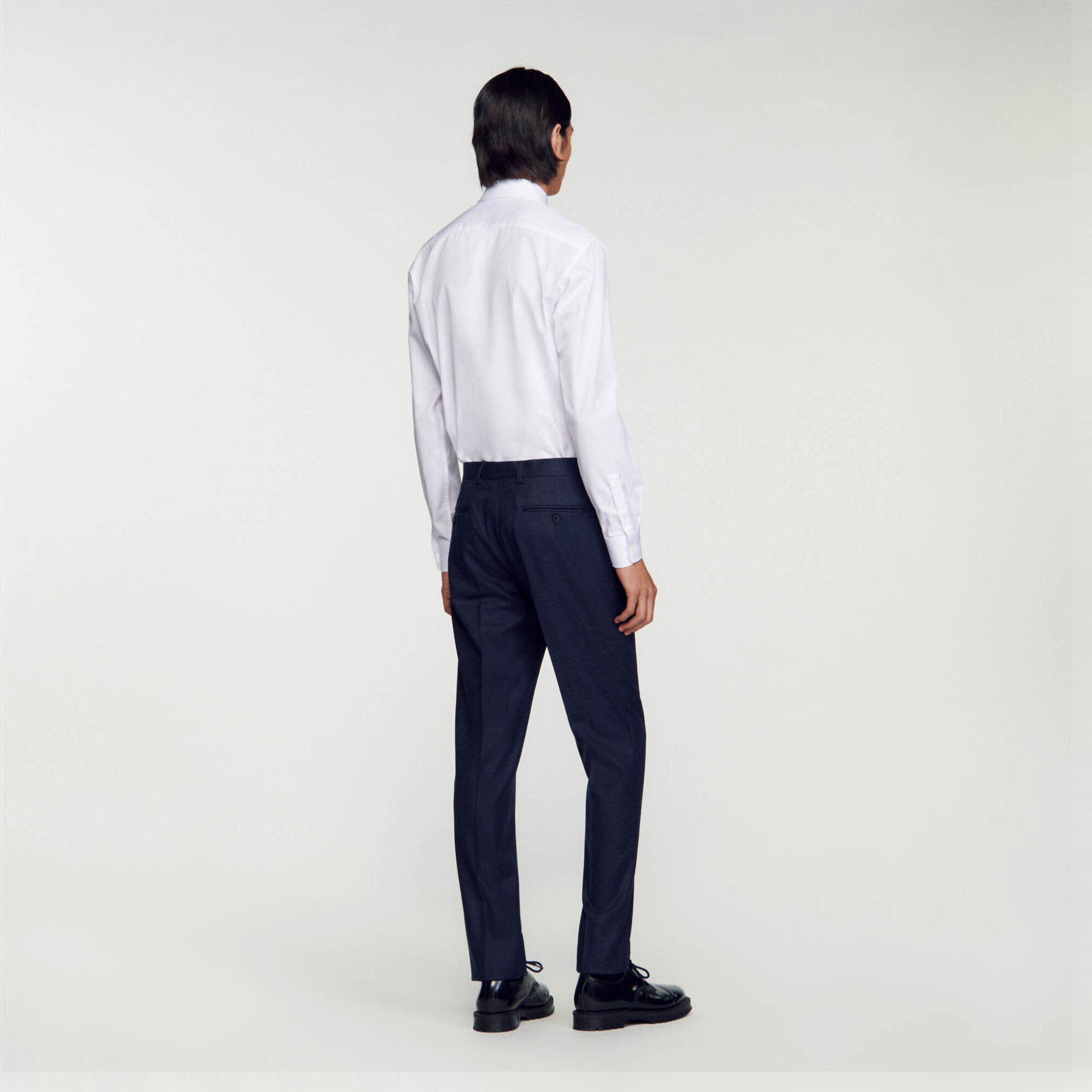 Broek kostuum van scheerwol