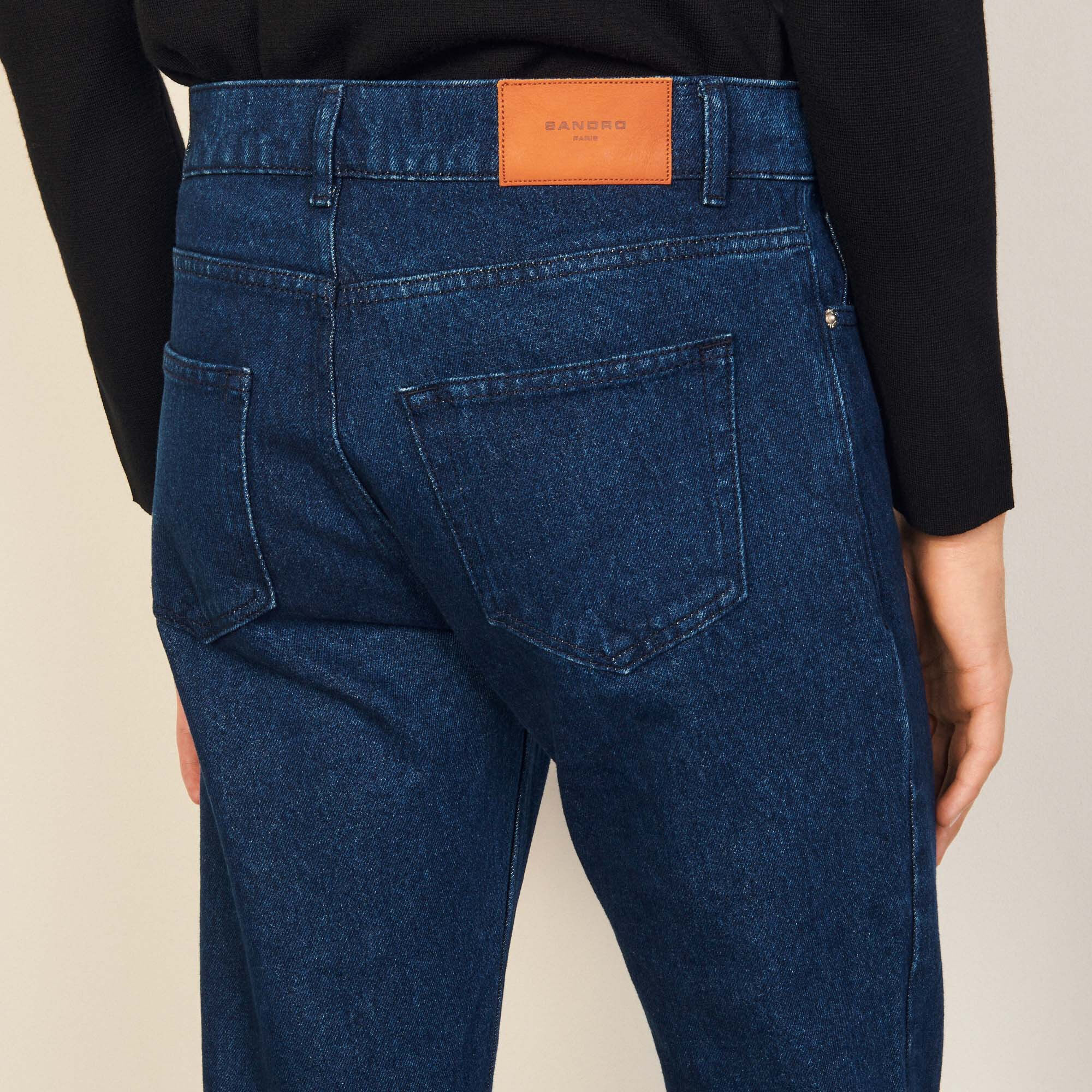 Onbewerkte katoenen jeans