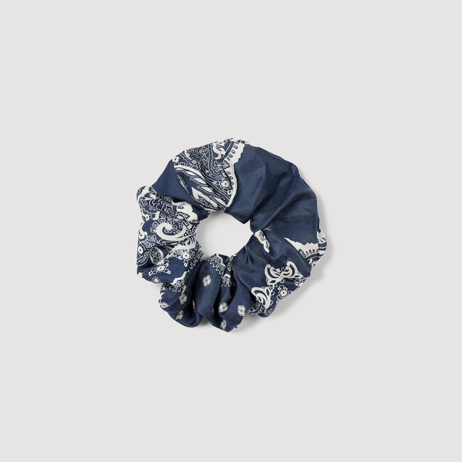 Scrunchie met bandana print