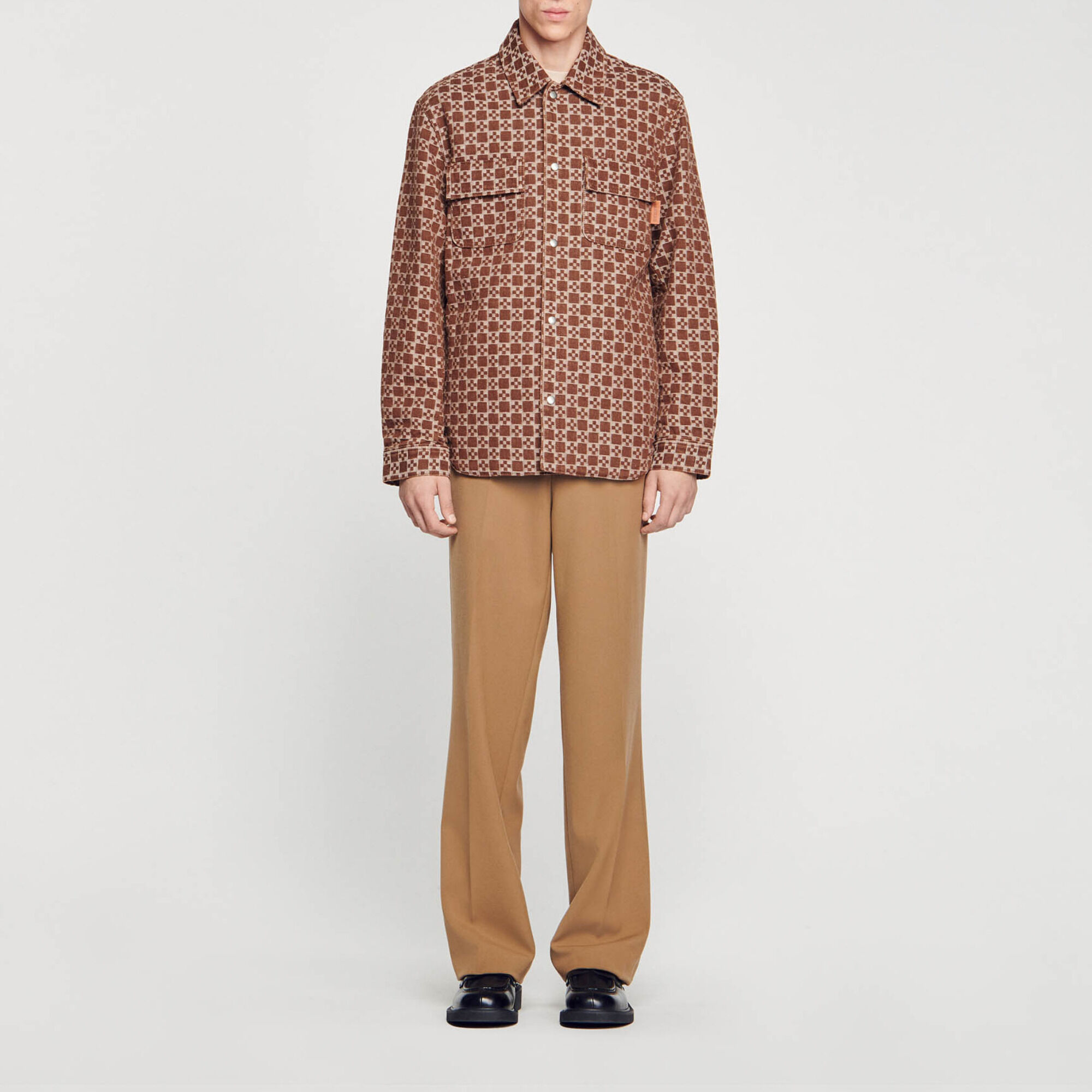 Overshirt Square Cross