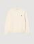 Sweatshirt oversized met leren patch