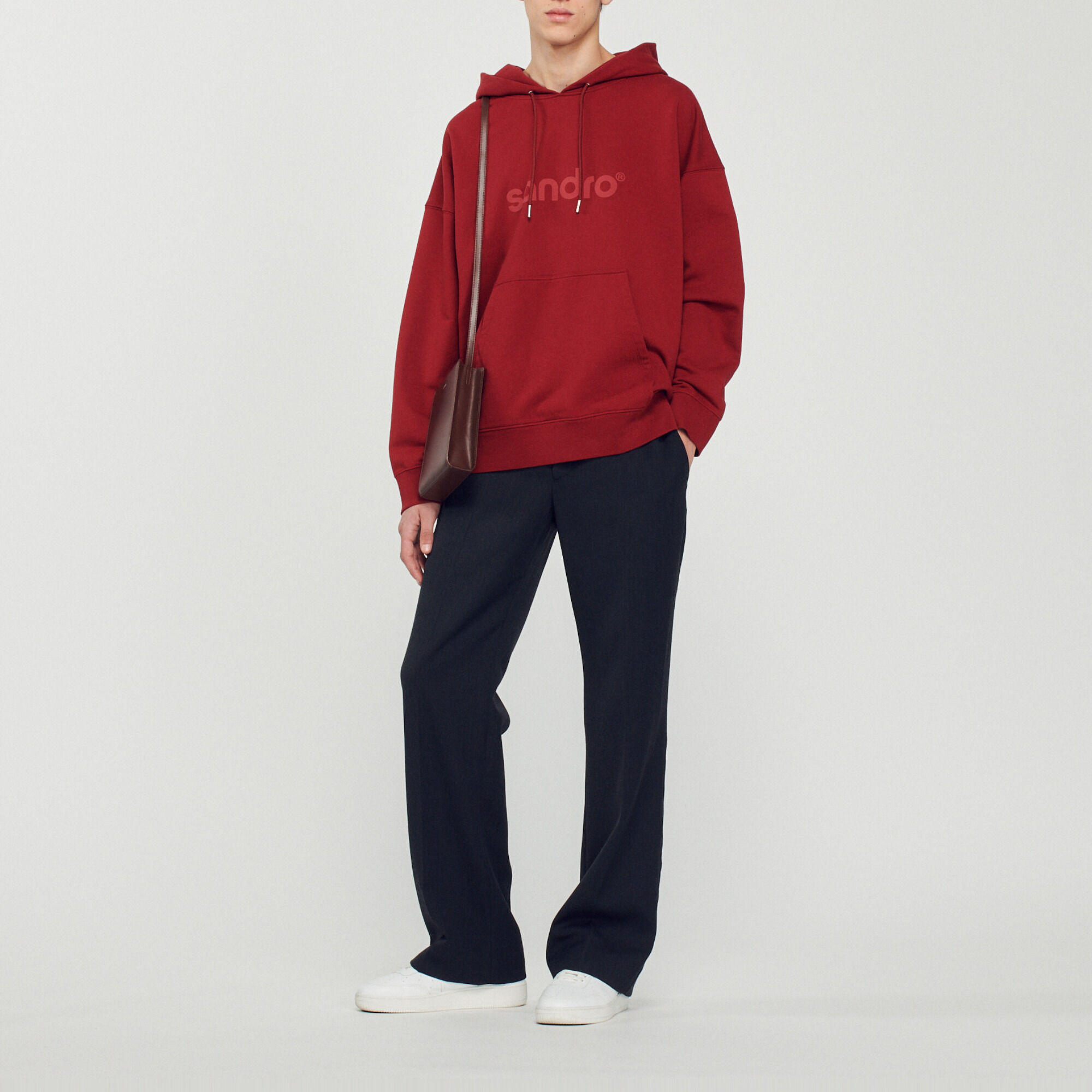Oversized hoody met logo