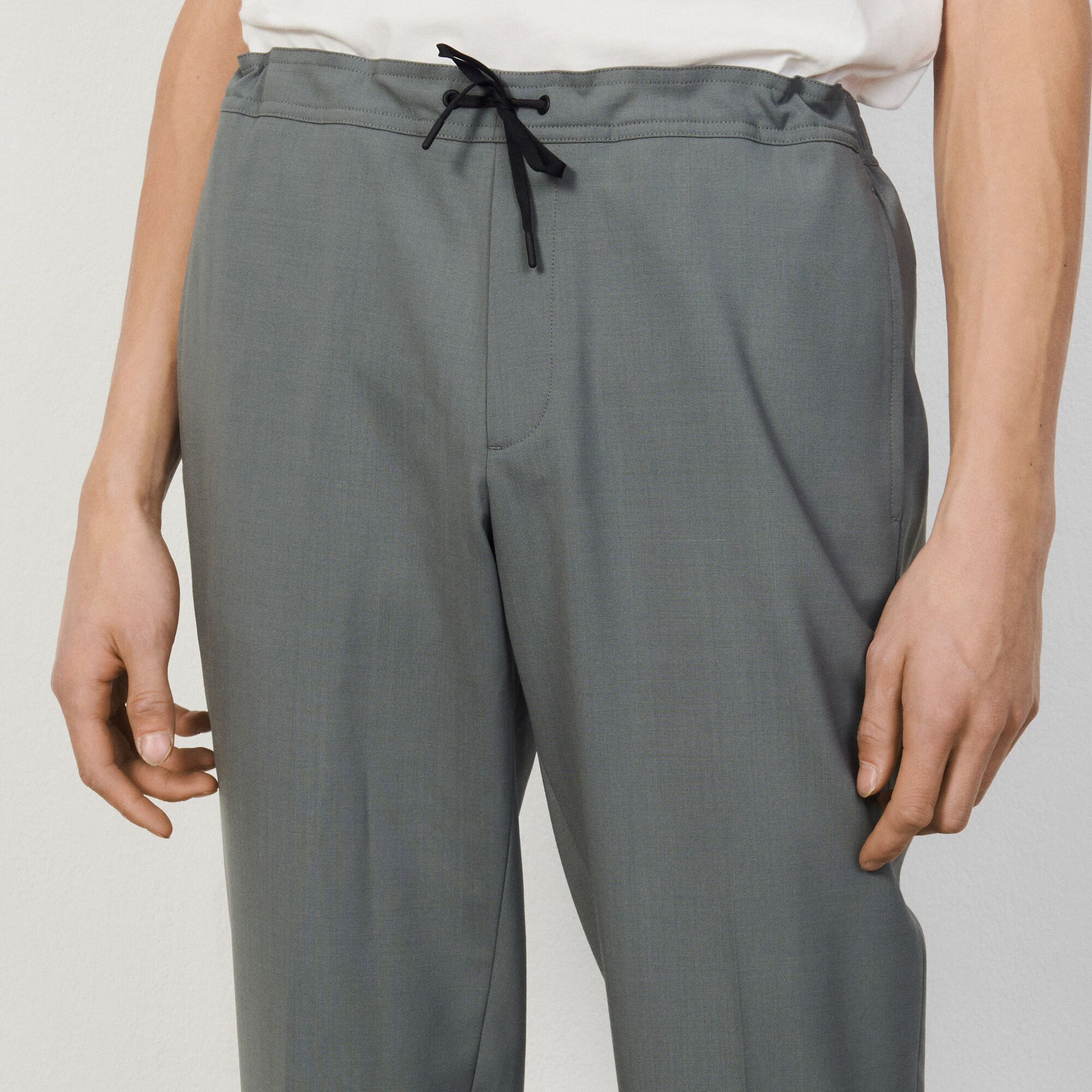 Trousers with elasticated waist