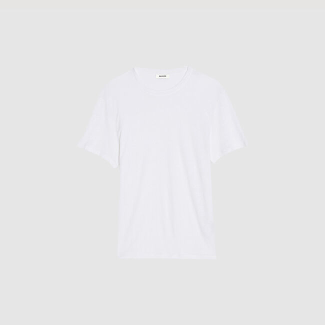 T-shirt van gecertificeerd linnen