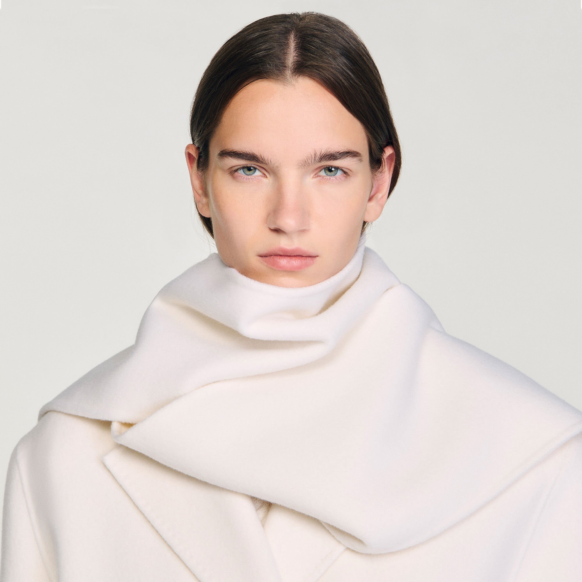 Oversized wollen jas