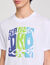 T-shirt katoen met print golven
