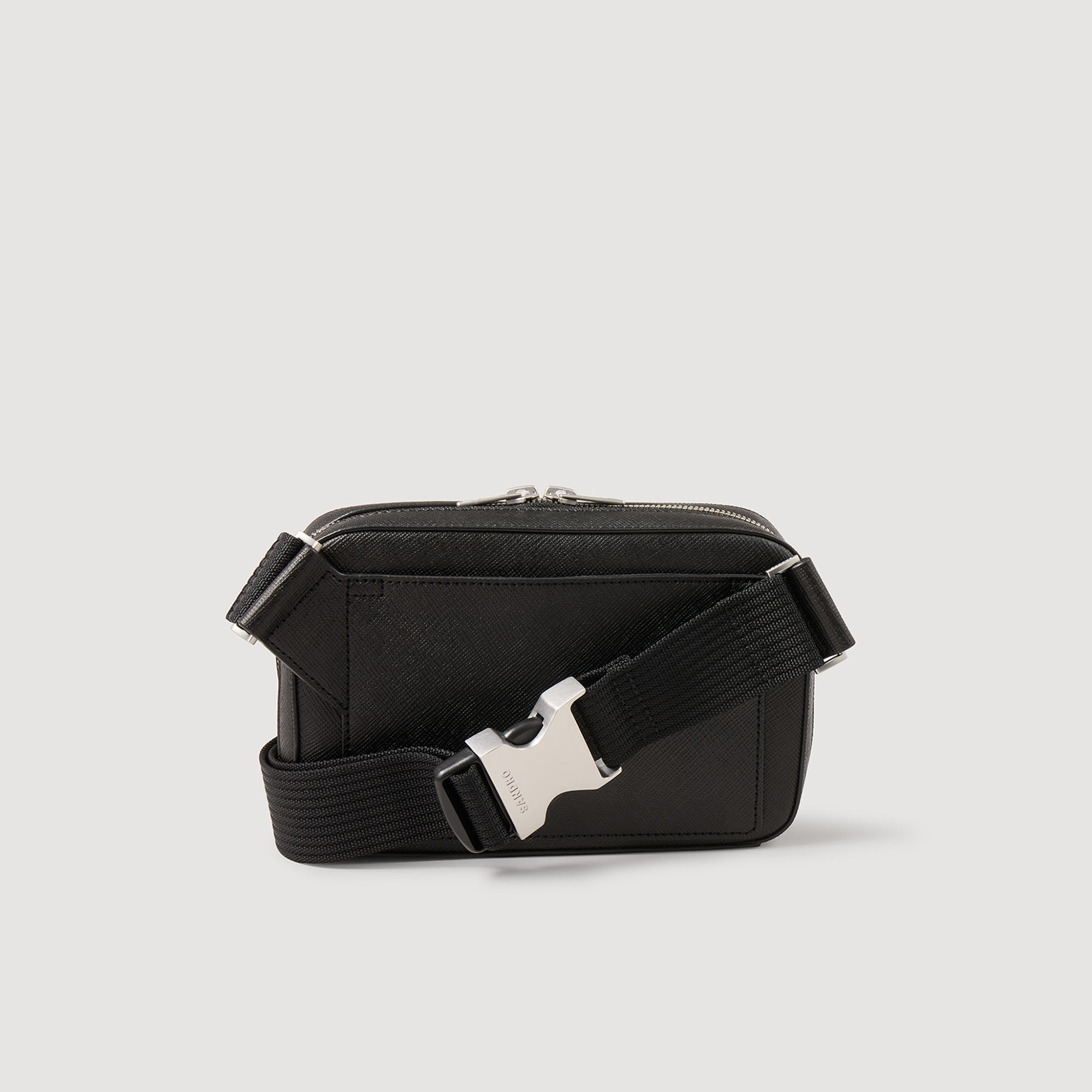 Kleine tas van gereconstrueerd leer