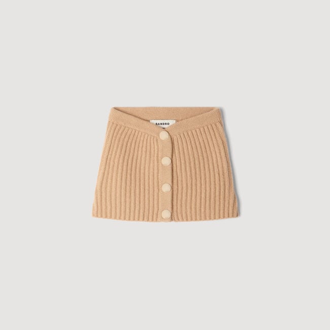 Opstaande kraag met knopen - Vrouw | Sandro