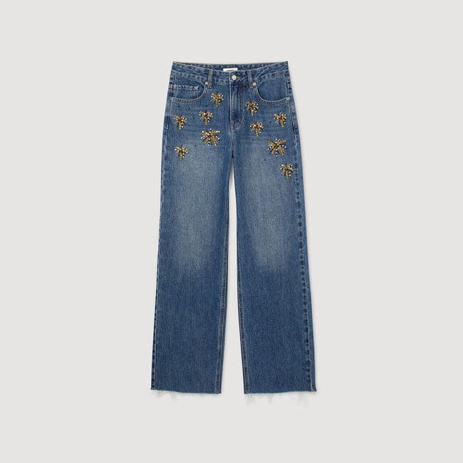 Jeans met stras