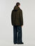 Parka jas van wol met capuchon