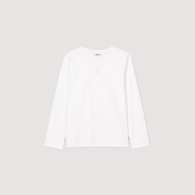 T-shirt met borduurwerk