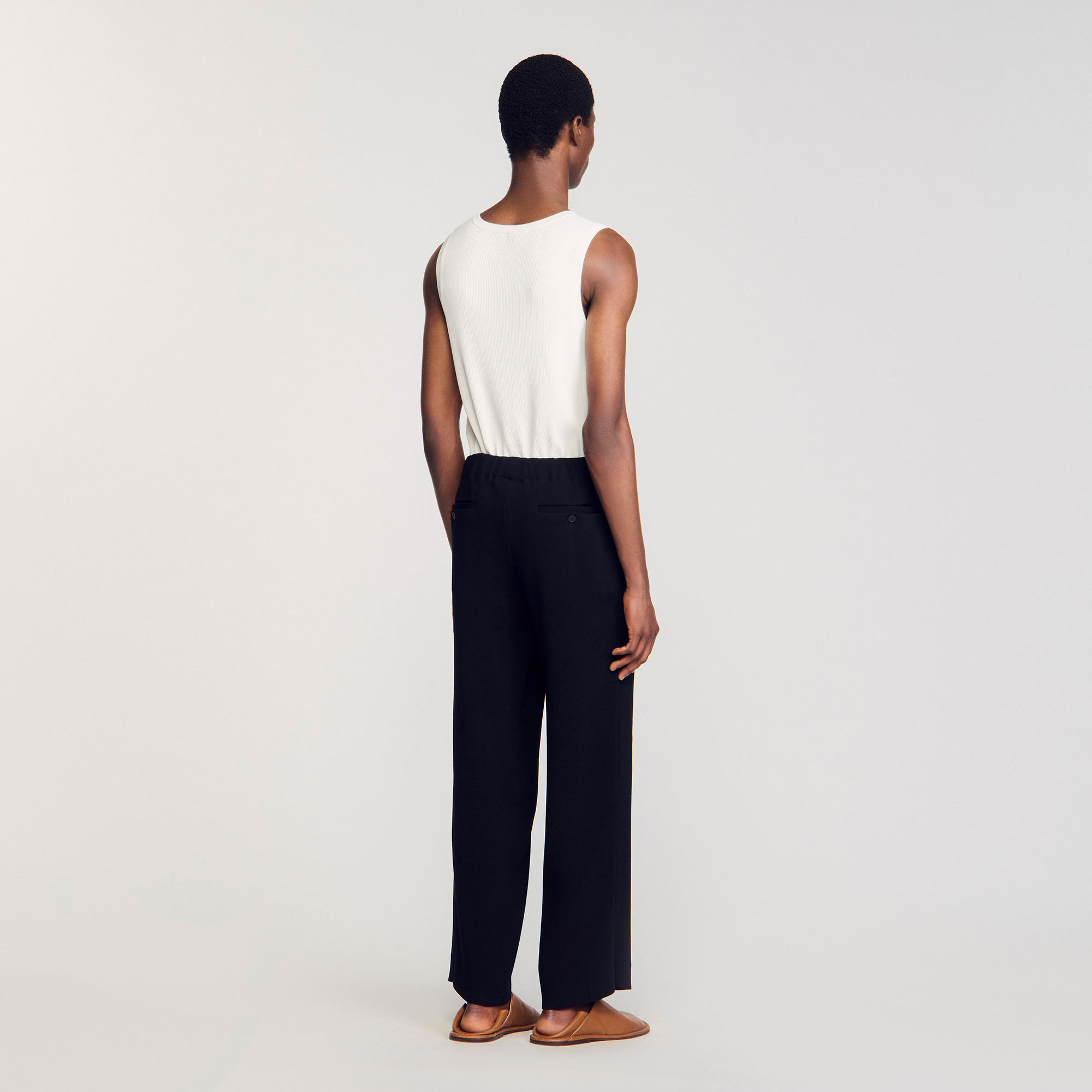 Pantalon geplooid