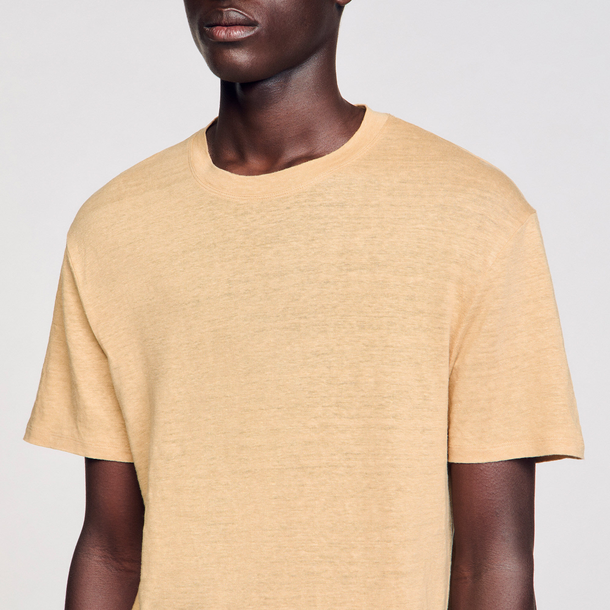 T-shirt van linnen