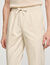 Rechte pantalon met elastiek