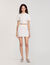 Korte rok tricot met parels