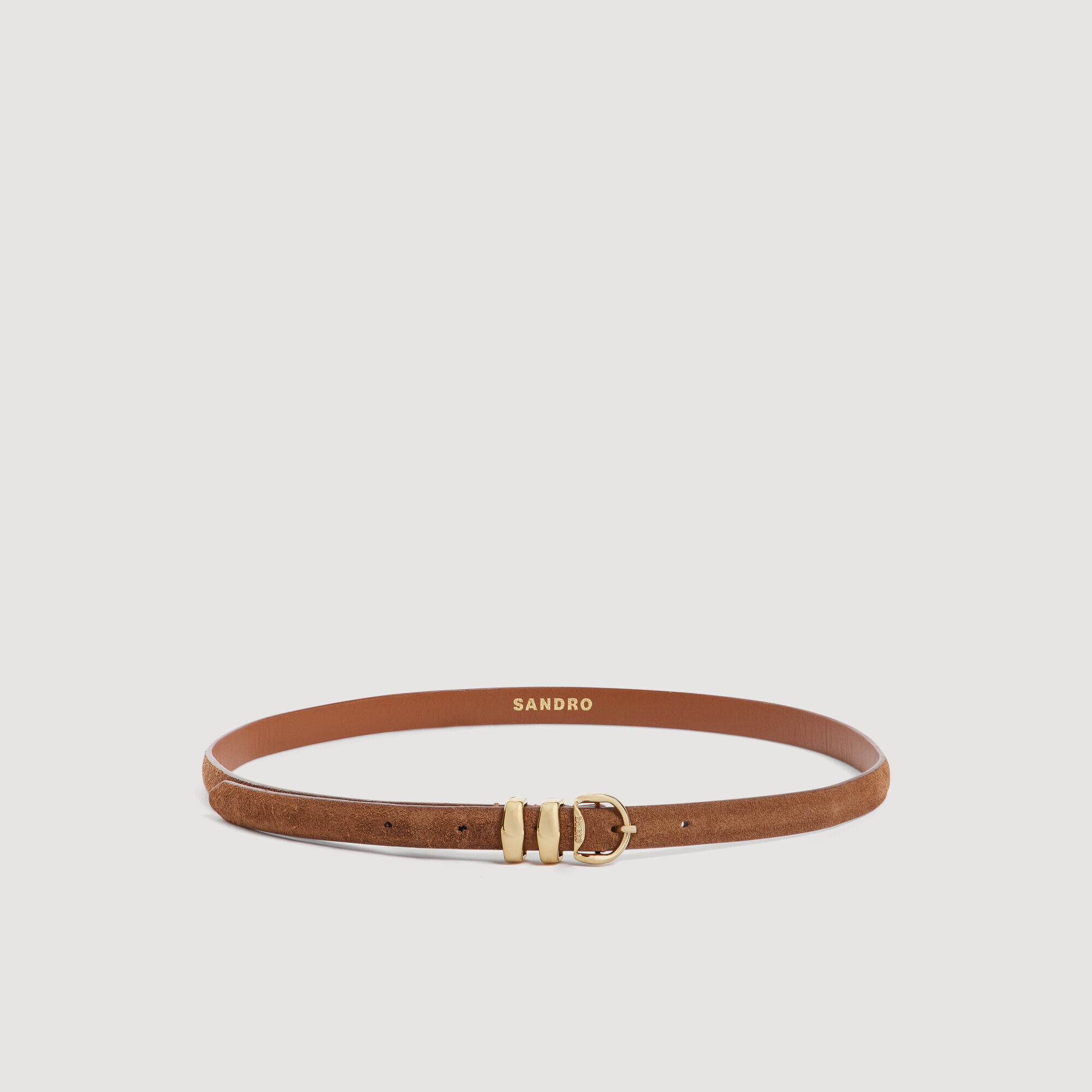 Su&egrave;de leren riem