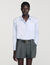 Overhemdblouse gestreept