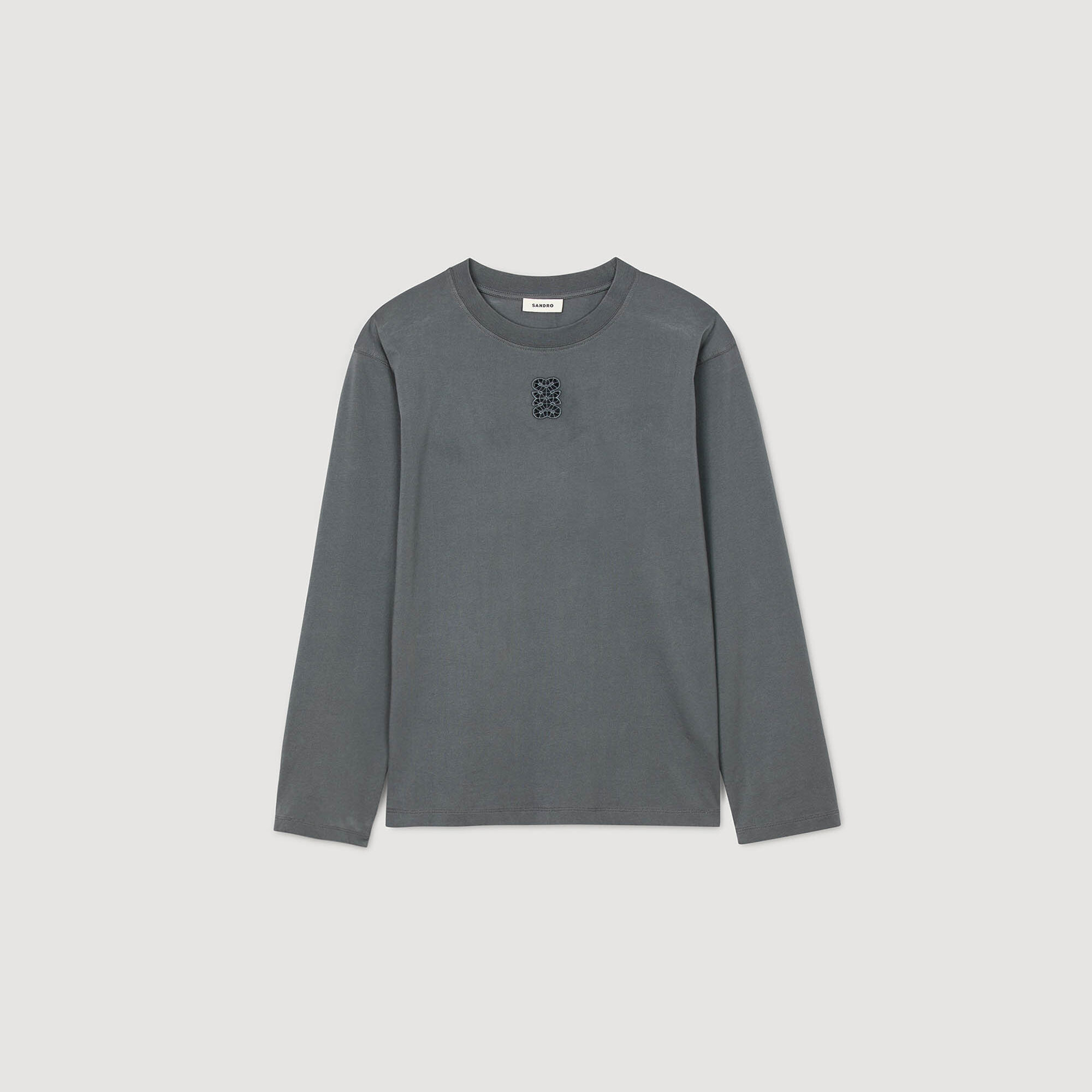 T-shirt met borduurwerk