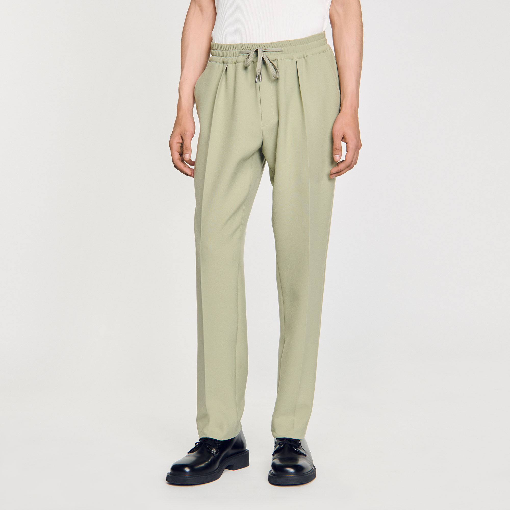 Pantalon recht elastische taille