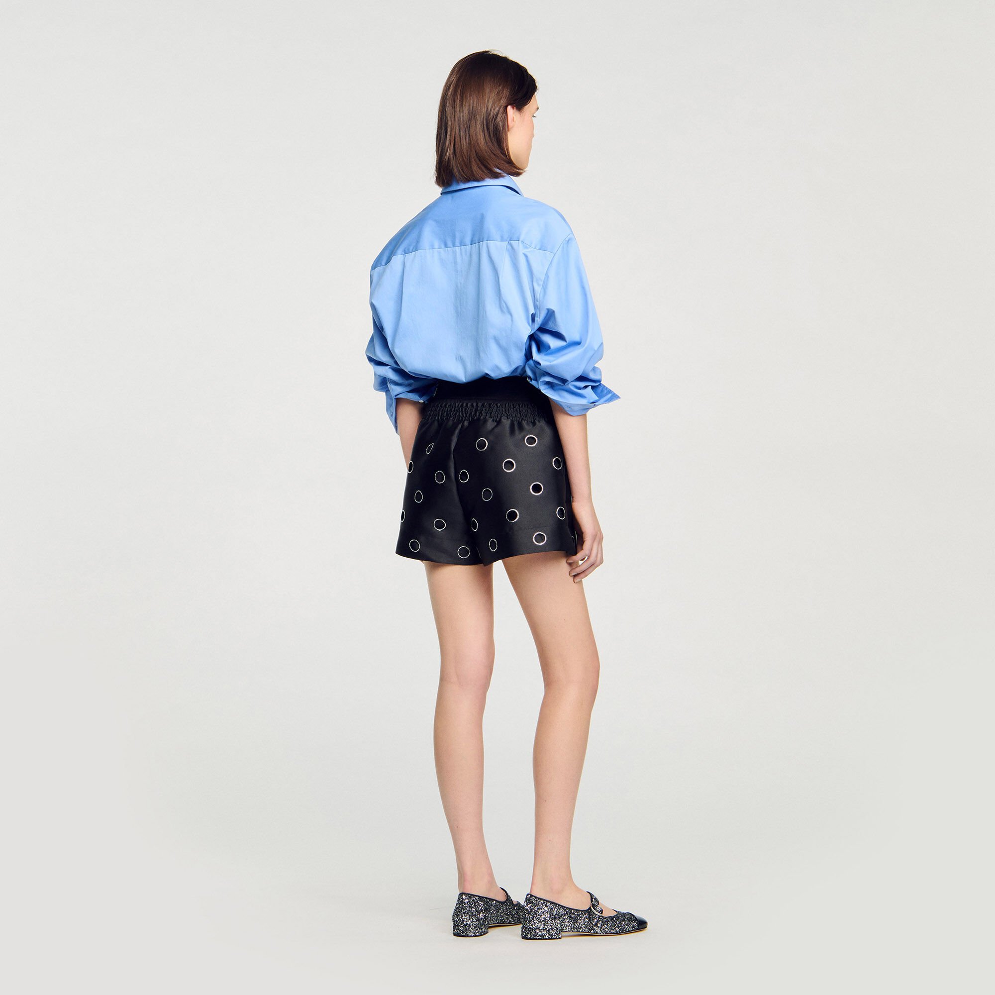 Short met stras