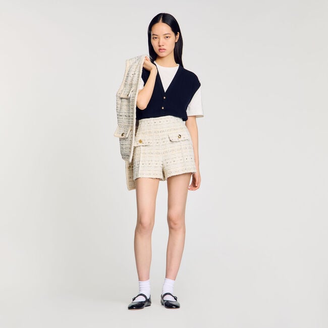 Short van prachtige tweed