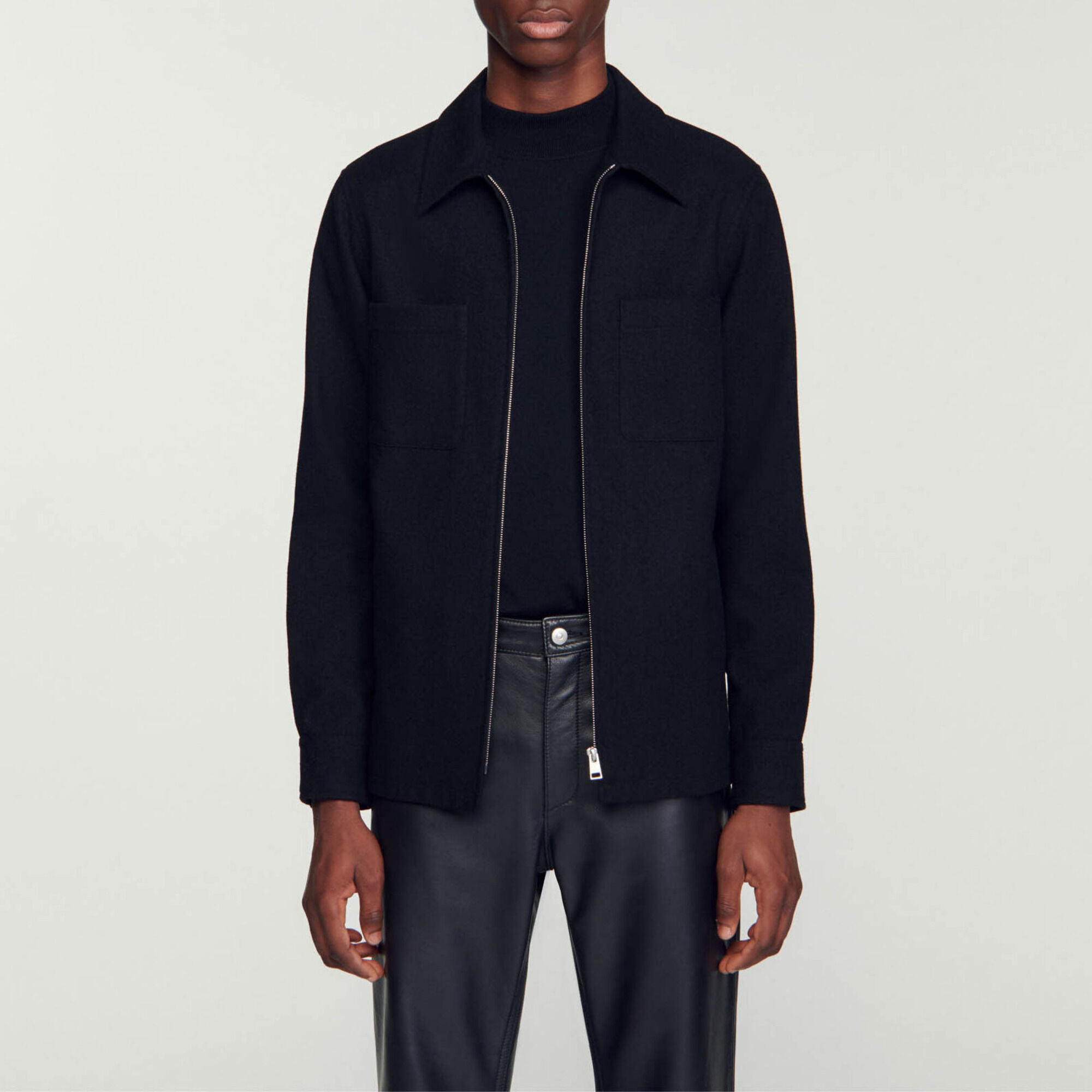 Overshirt van wol - Man | Sandro