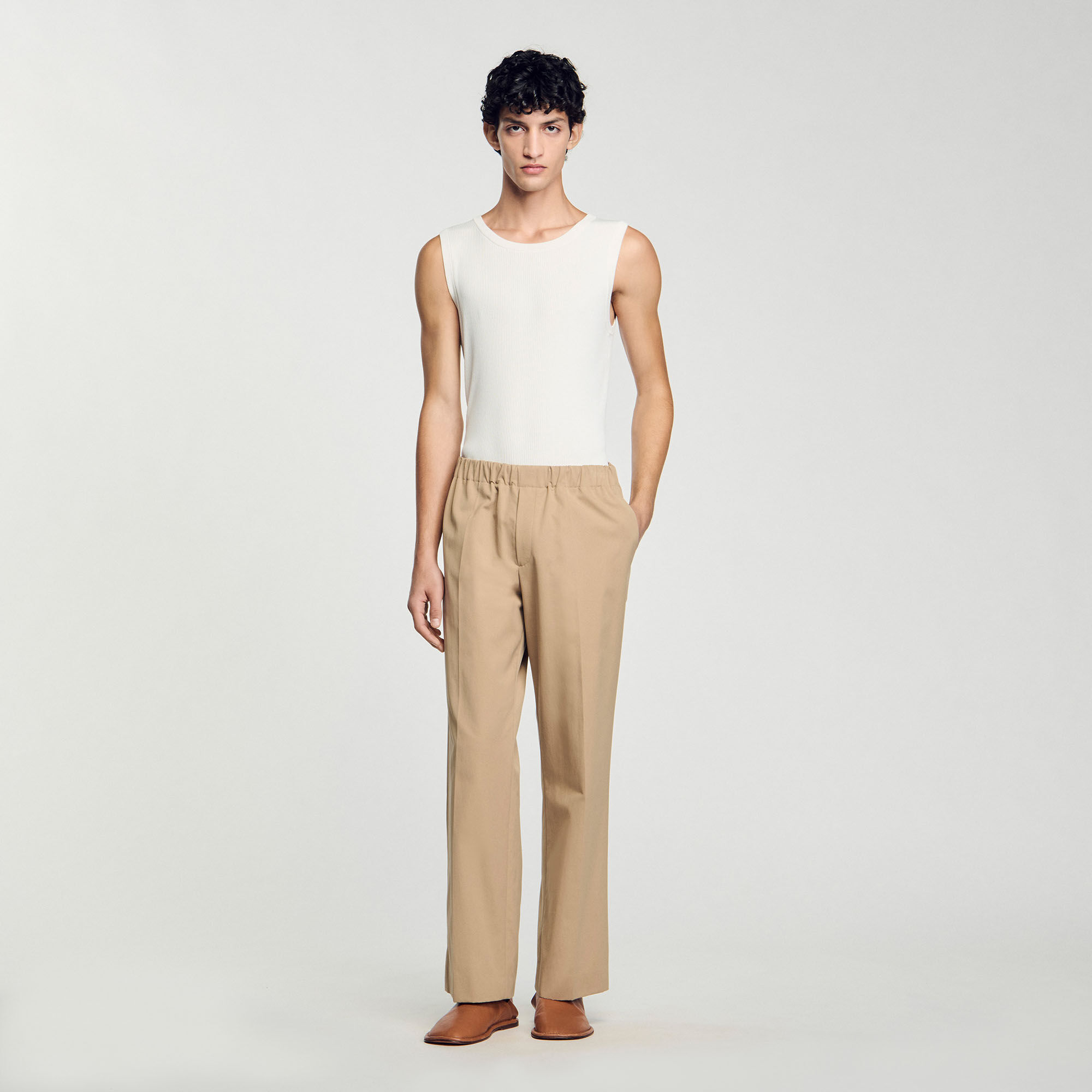 Pantalon wijdvallend
