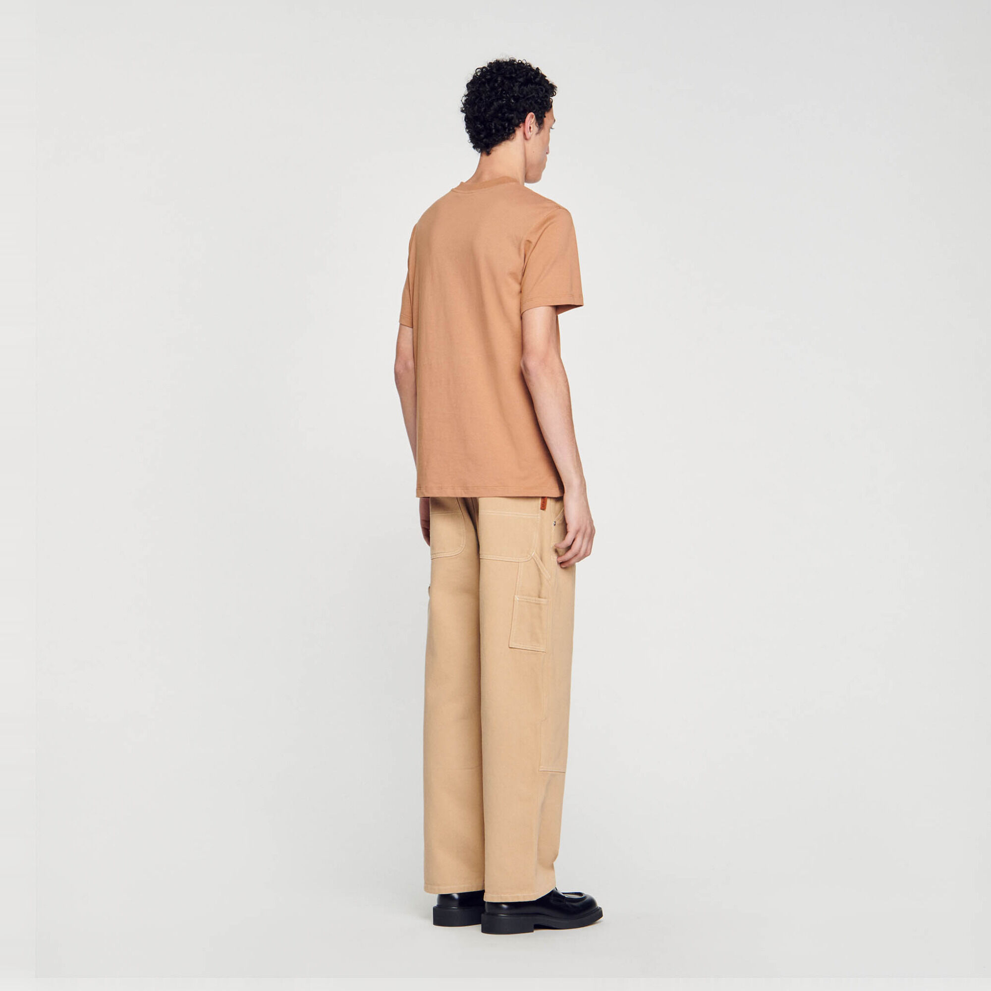 T-shirt met square cross-patch