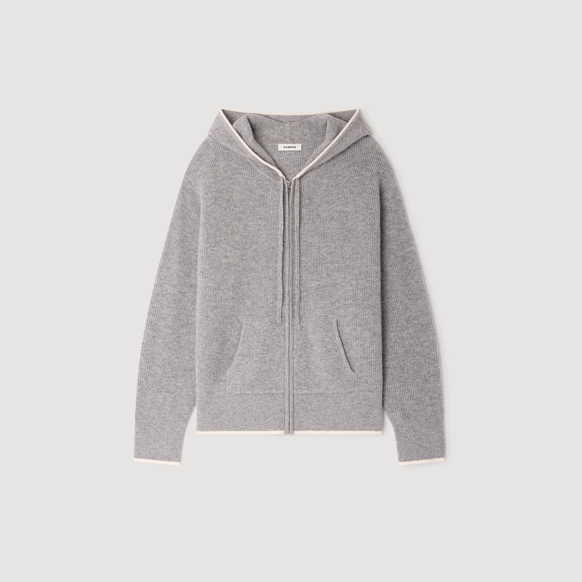Cardigan vest met capuchon