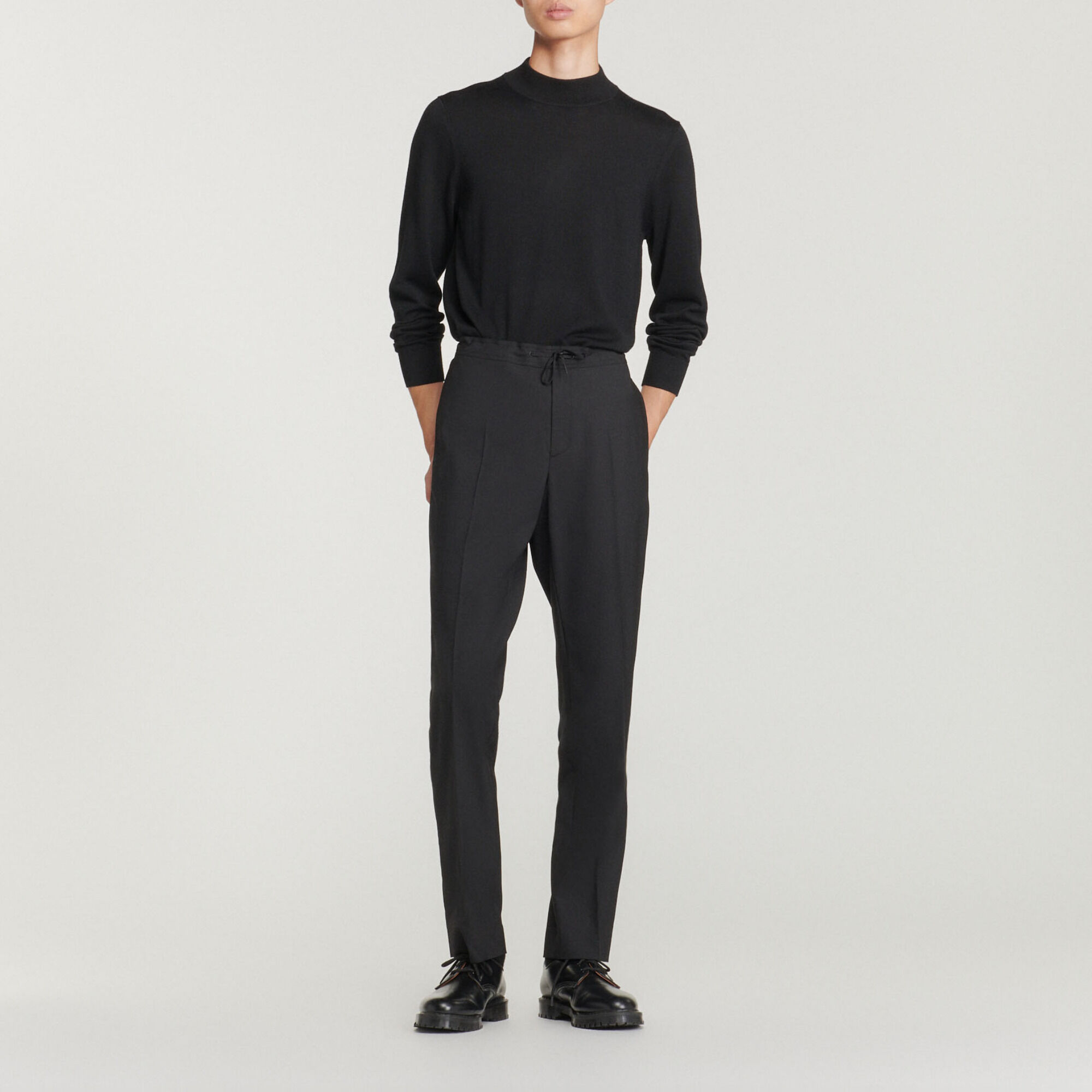 Trousers with elasticated waist